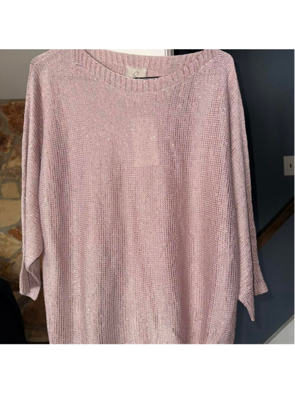 pink lightweight knit sweater 💕 slouchy dolman sleeve L
NWT Sioni Lightweight